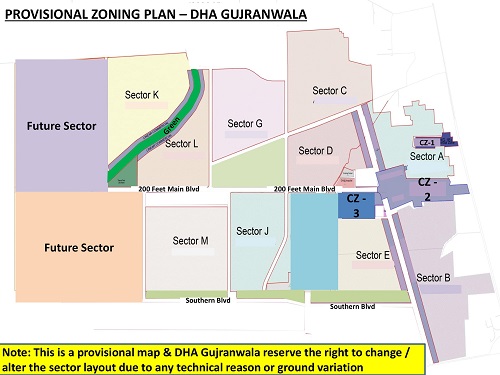 Summit-Estate&Builders_DHA-Gujranwala-Provisional-Master-Plan